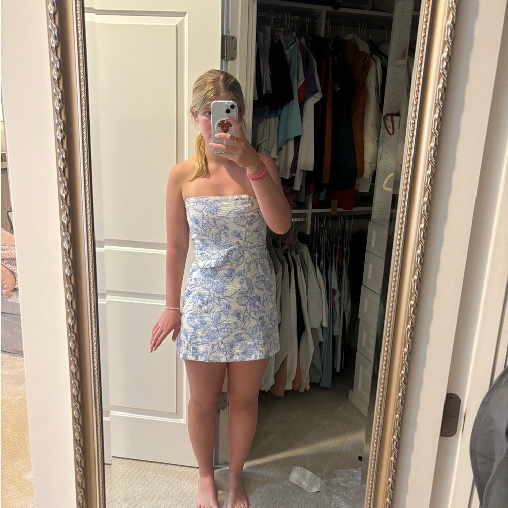 Amanda Uprichard FAE DRESS IN TOILE BROCADE